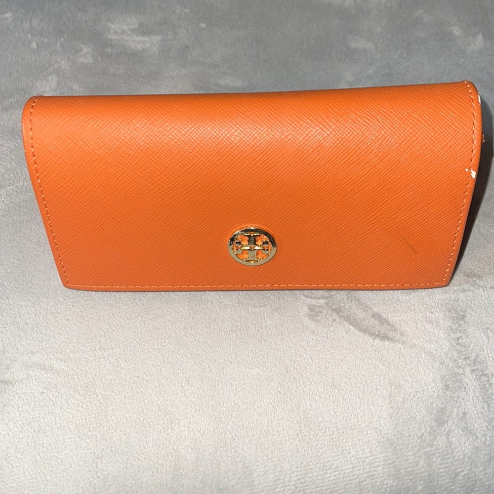 Tory Burch Orange Sunglass Case